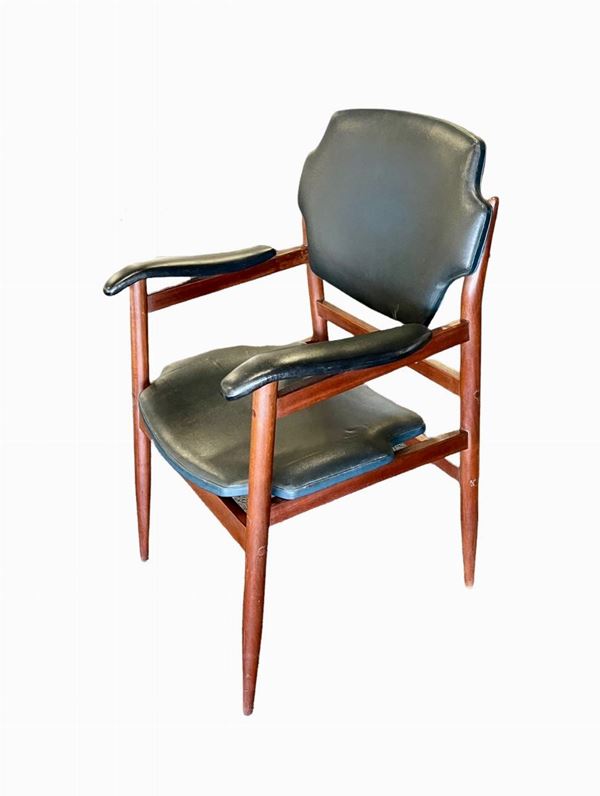 Gunnar Asplund Poltrone vintage scandinave in legno