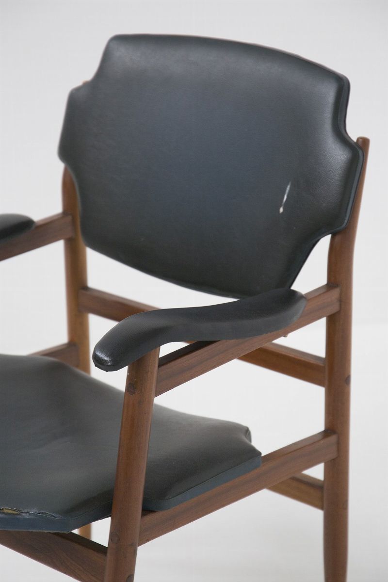 Gunnar Asplund Poltrone vintage scandinave in legno