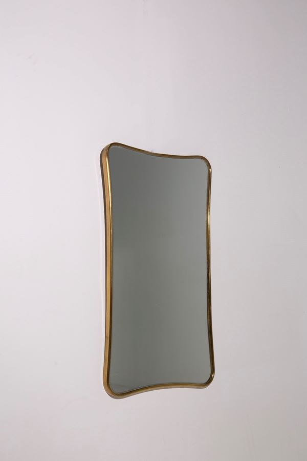 Italian brass mirror