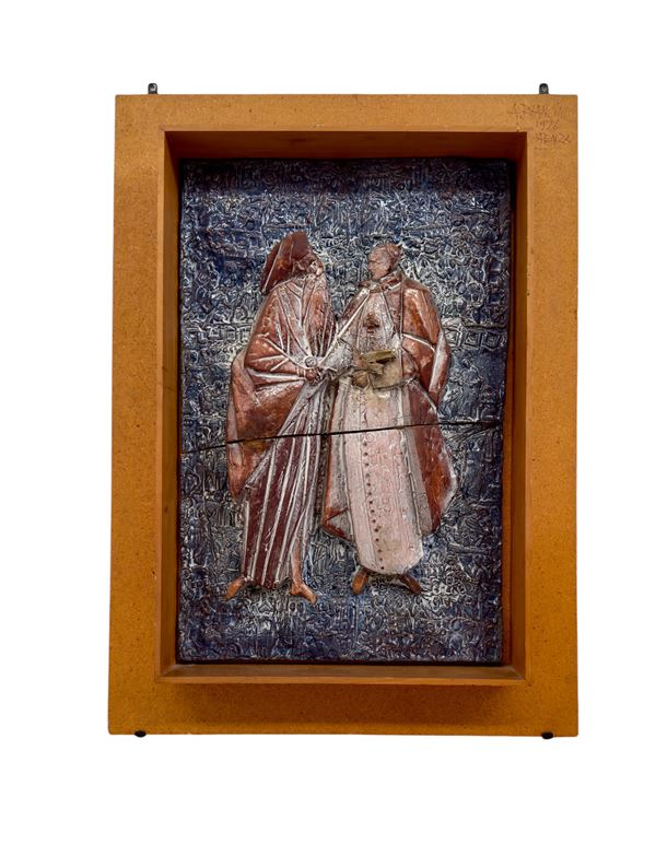 Angelo Biancini - Altorilievo in ceramica