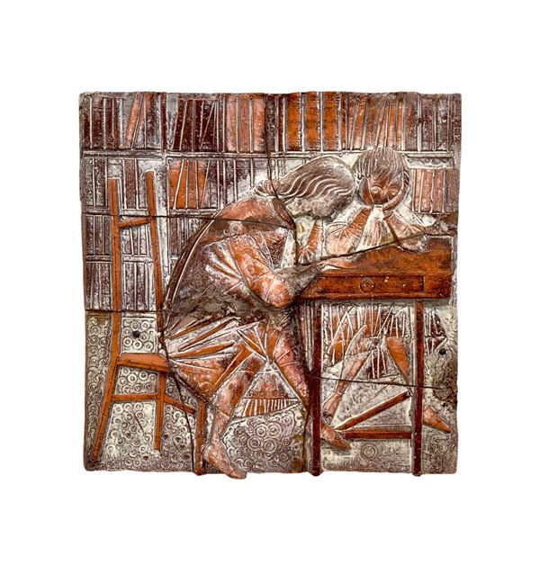 Angelo Biancini - Altorilievo in ceramica