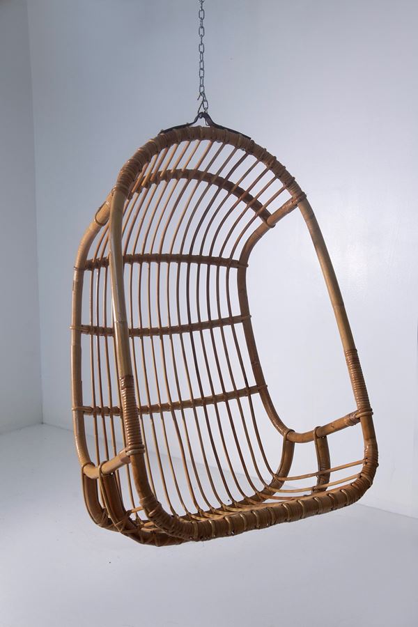 Bamboo rocking chair