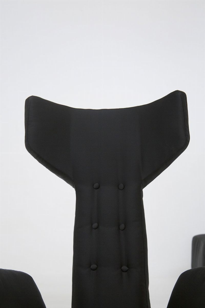 Vintage Armchairs Att. To Renzo Zavanella in Wood And Silk Satin
