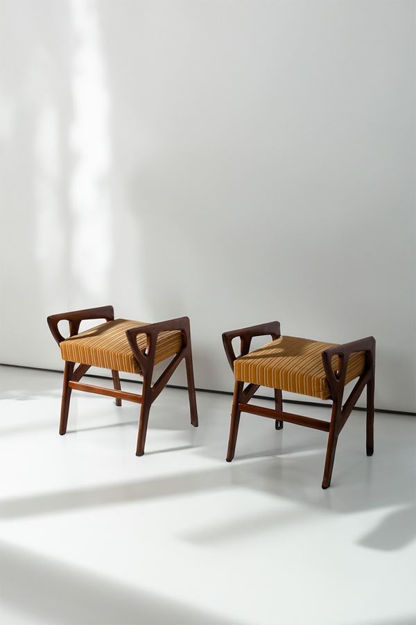 Gio Ponti - Pair of stools