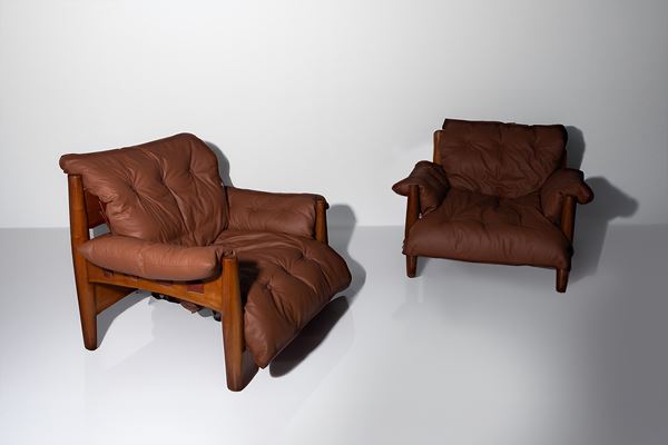 Sergio Rodrigues - Pair of Sheriff armchair