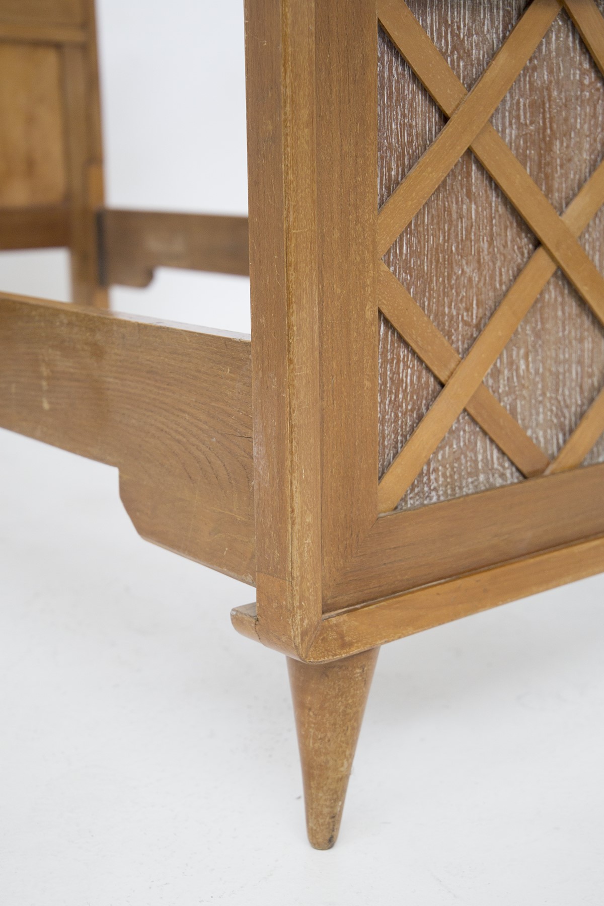 Paolo Buffa Single Bed And Bedside Table in Wood