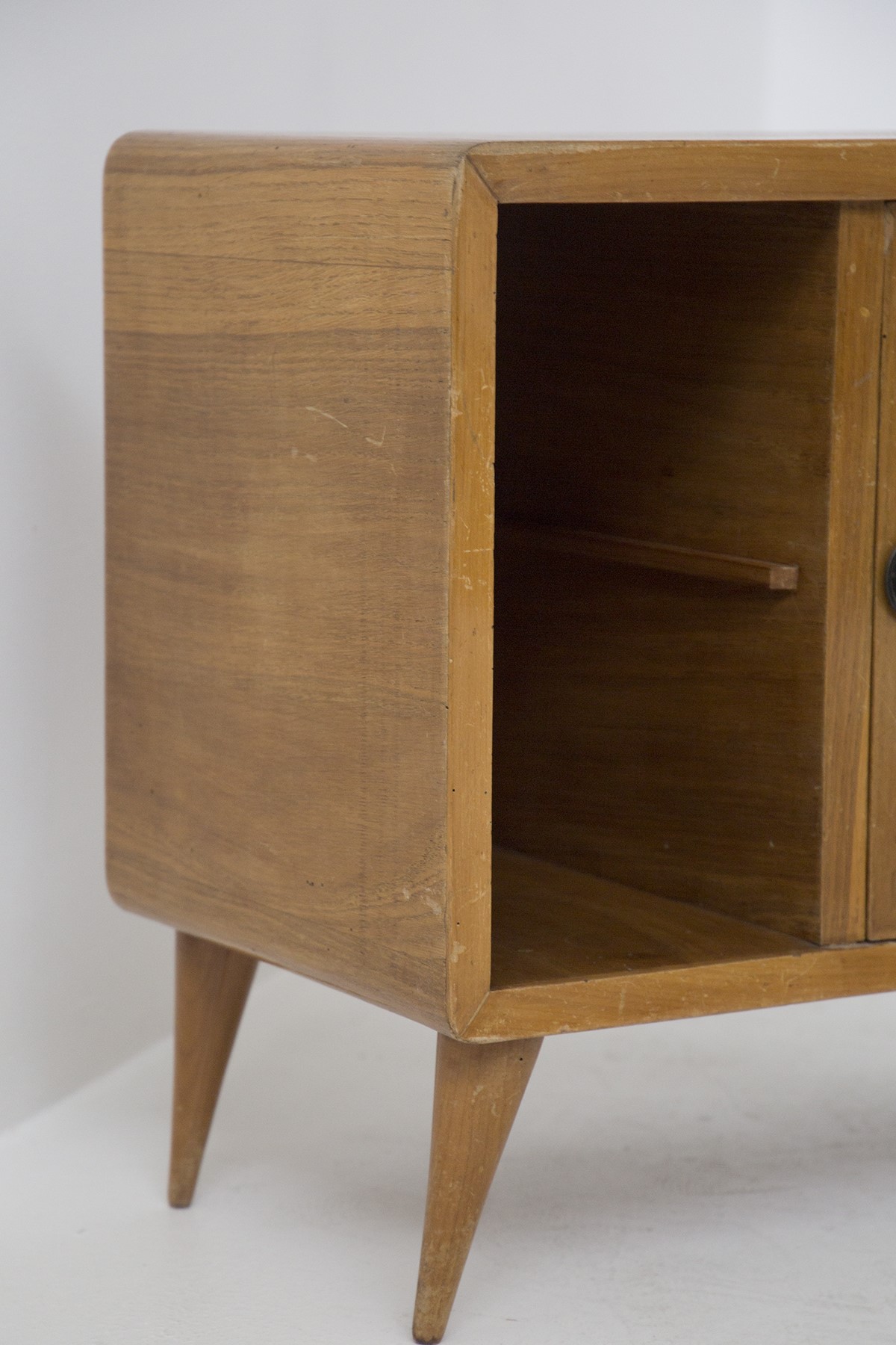 Paolo Buffa Single Bed And Bedside Table in Wood
