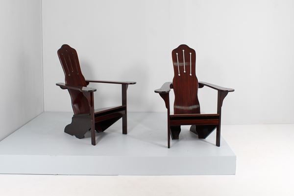 Gino Levi Montalcini - Two Chairs attr.