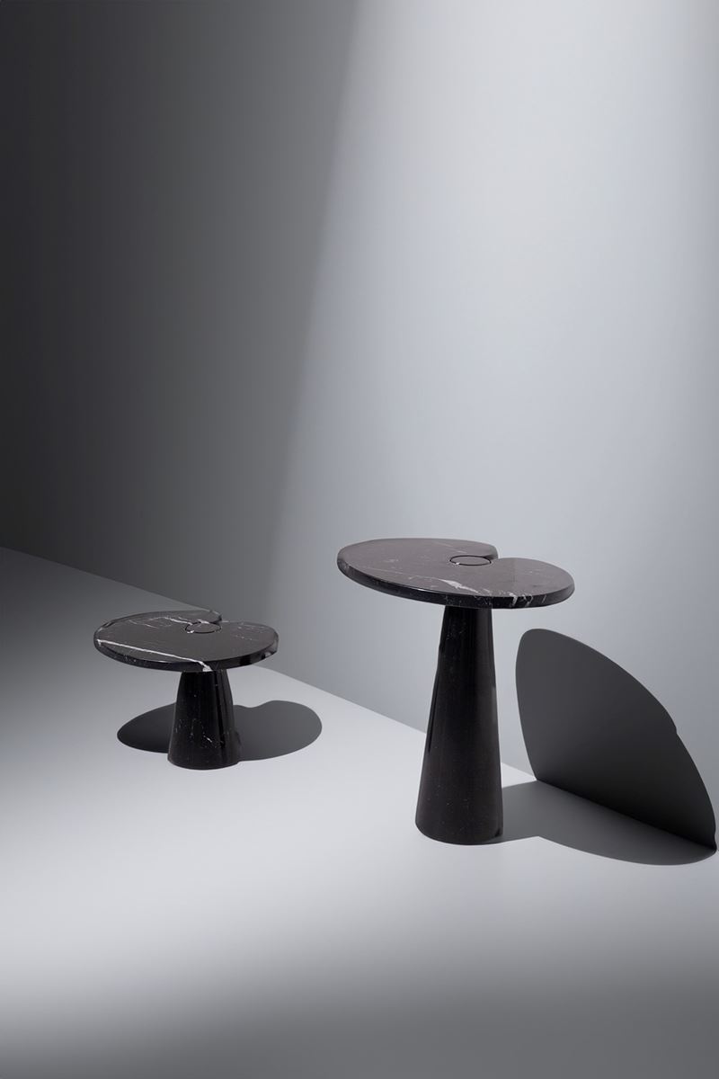 Coppia di tavolini marmo