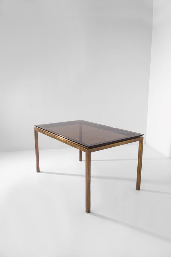 Brass dining table