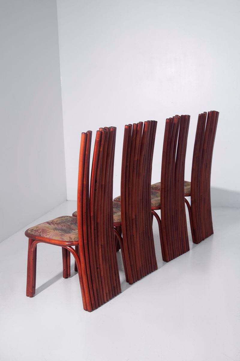 Set di quattro sedie