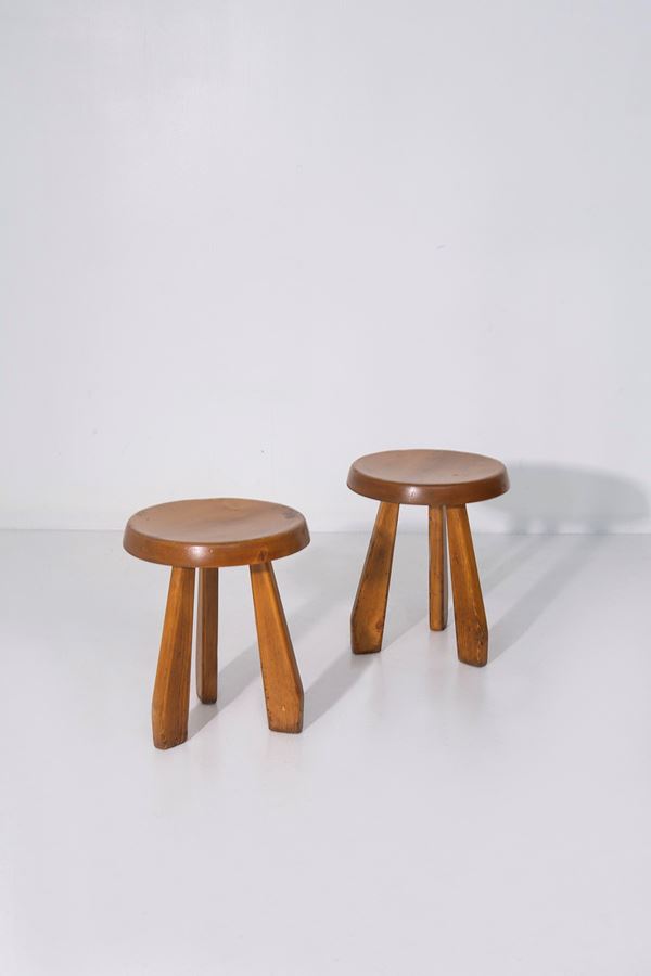 Charlotte Perriand - Pair of stools