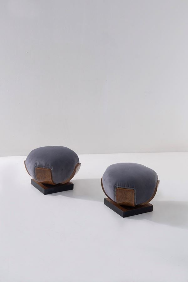 Osvaldo Borsani - Pair of Pouf