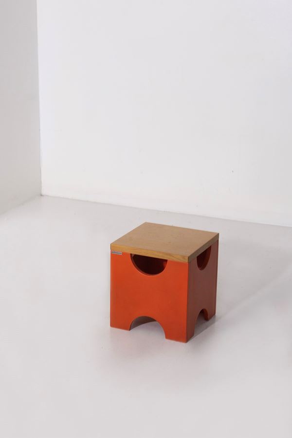 Ettore Sottsass - Orange stool for Poltronova