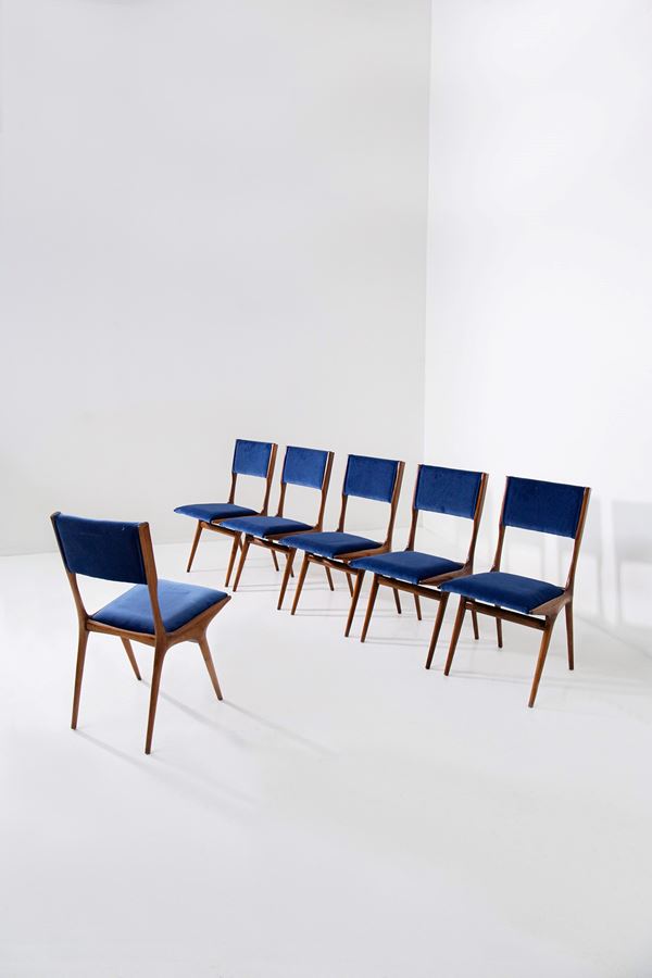 Carlo De Carli - Set of six chair