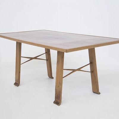 Italian Vintage Table in Wood By Paolo Buffa