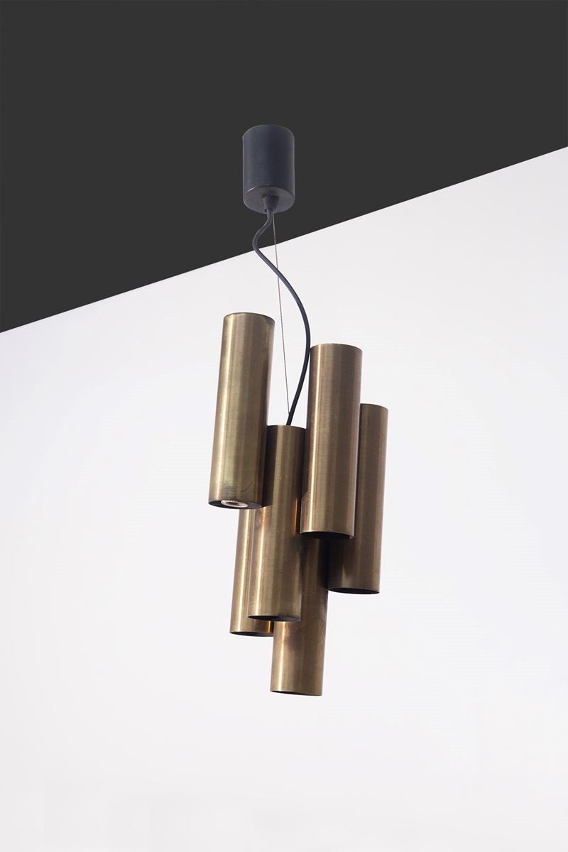 Lampadario in ottone