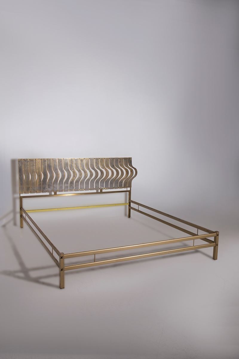 Manifattura Italiana - Letto Scultoreo in Ottone