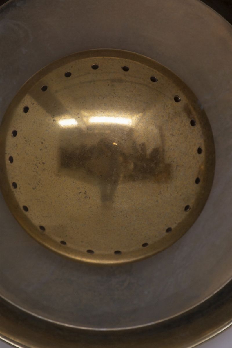 Coppia di lampade da parete in ottone