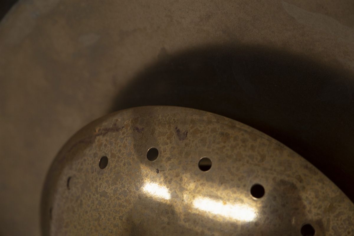 Coppia di lampade da parete in ottone