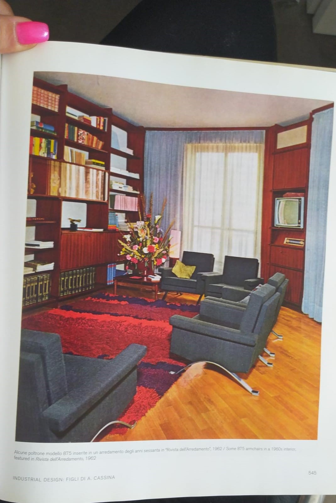 Divano per Cassina Mod. 875, Pubblicato