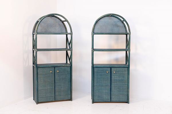 Manifattura Italiana - Pair of bookcases