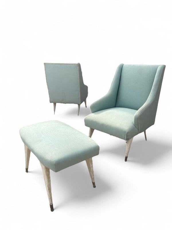 Manifattura Italiana - Pair of armchairs