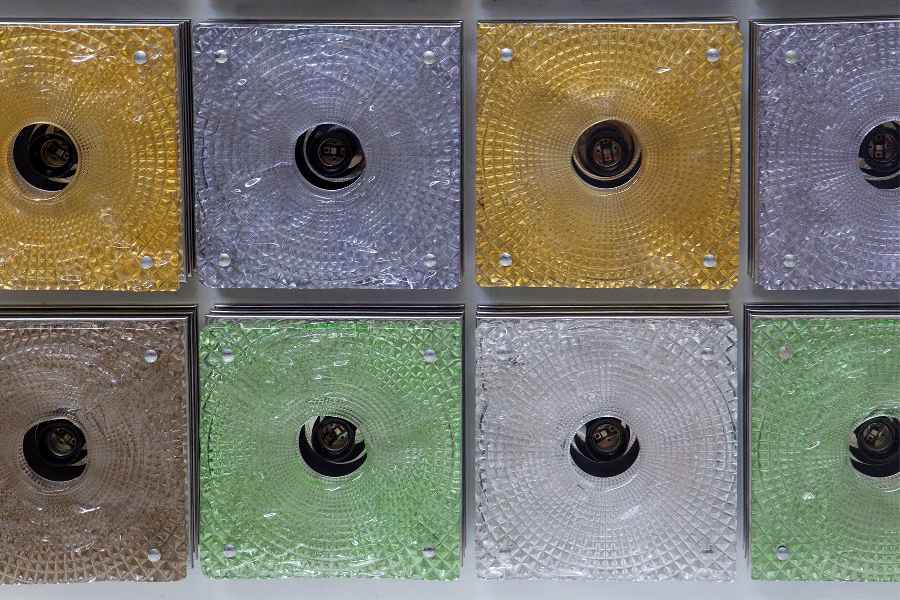 Parete Luminosa, set di dodici lampade