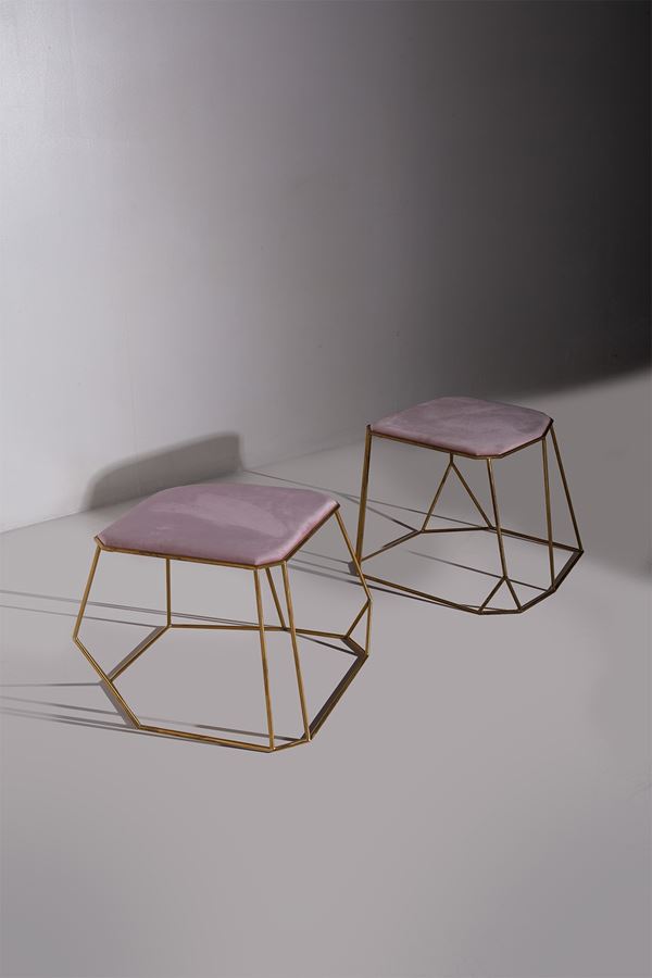 Manifattura Italiana - Pair of stools