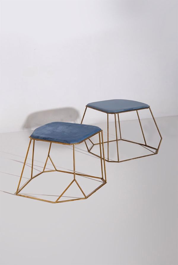 Manifattura Italiana - Pair of stools