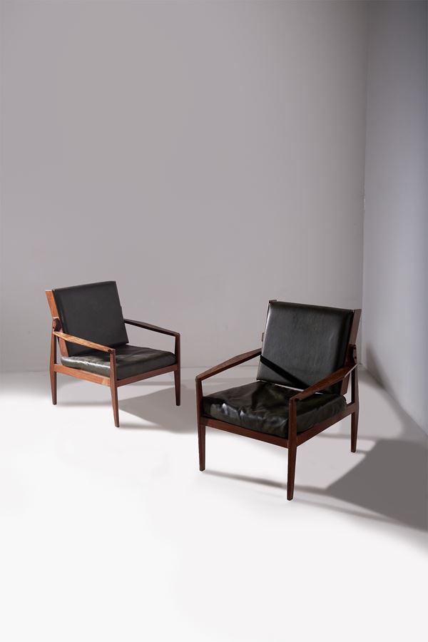 Manifattura Brasiliana - Rare Pair of Armchairs