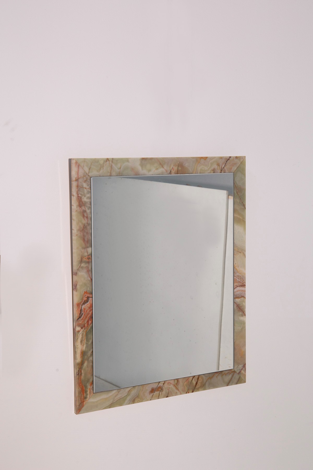 Manifattura Italiana : Alabaster mirror  - Auction Christmas Sale - LTWID Auction House