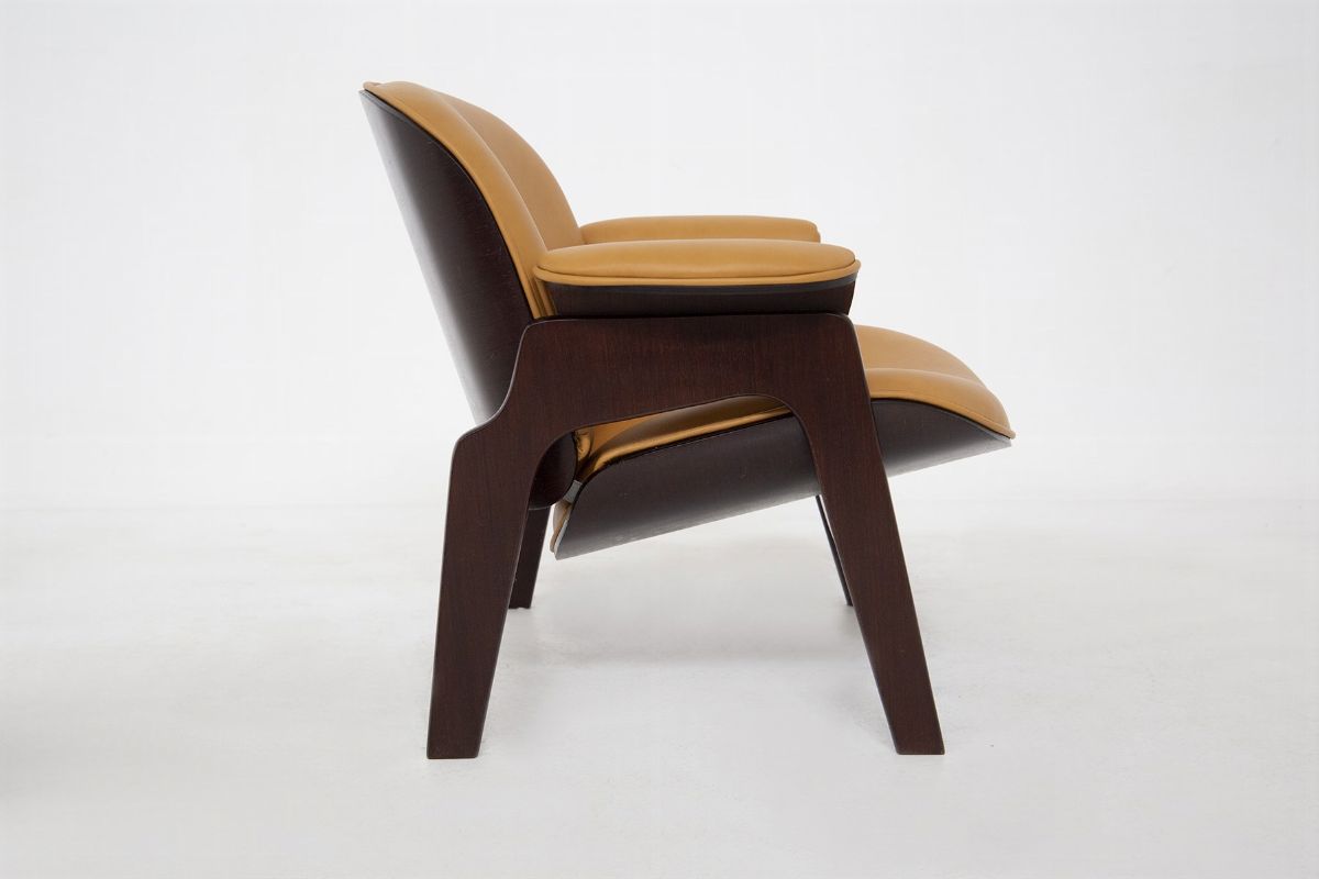 Poltrone in Pelle per Mim, Etichetta Originale