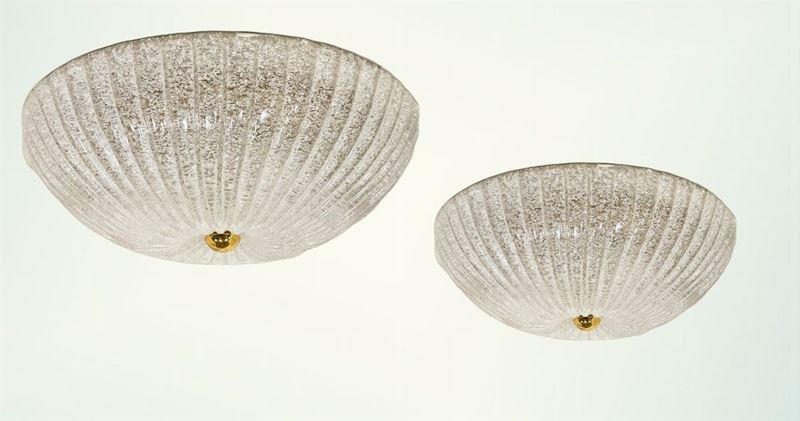 Vistosi - Coppia di Lampade da Soffitto