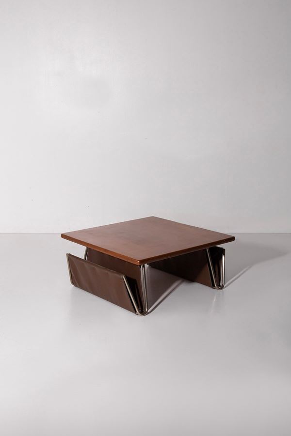 Manifattura Italiana - Coffee table with magazine rack