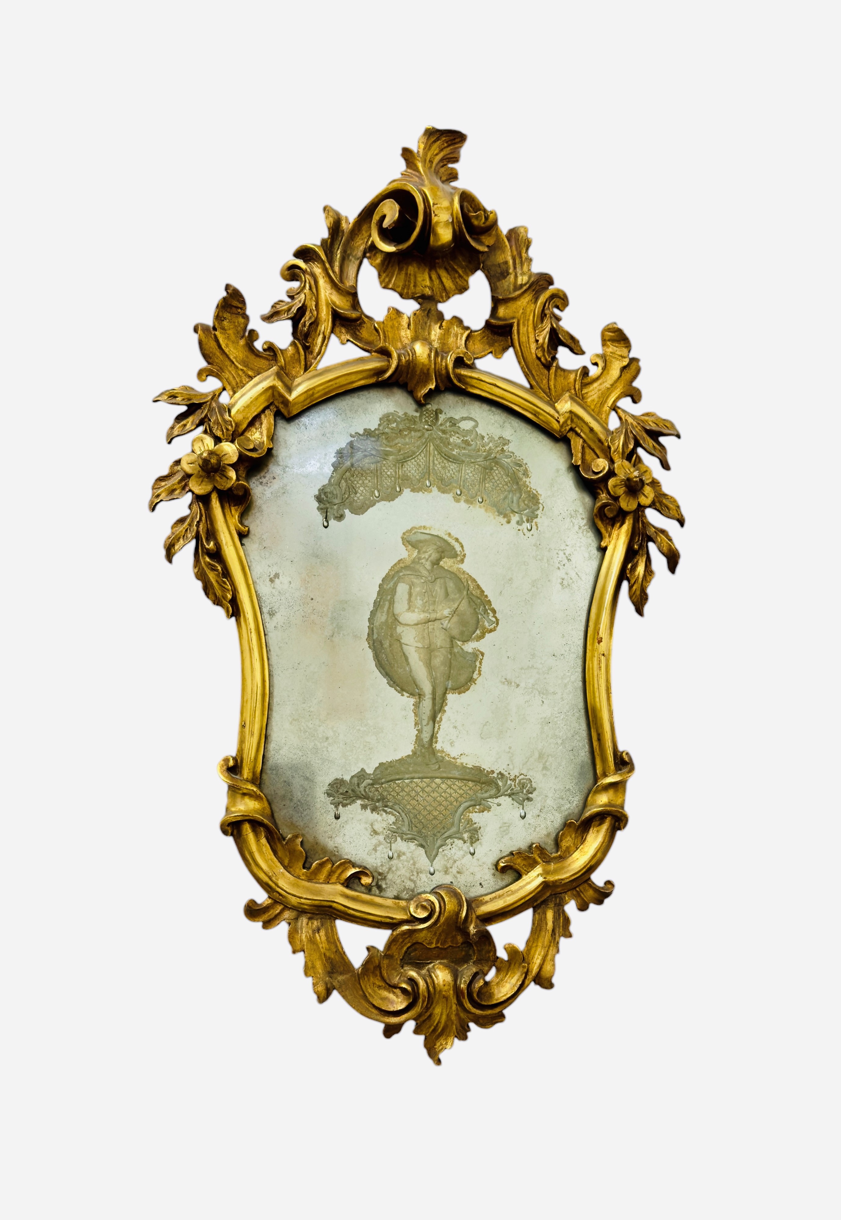 Manifattura Italiana : Girandola veneziana dorata  - Asta La Décoration - LTWID Auction House