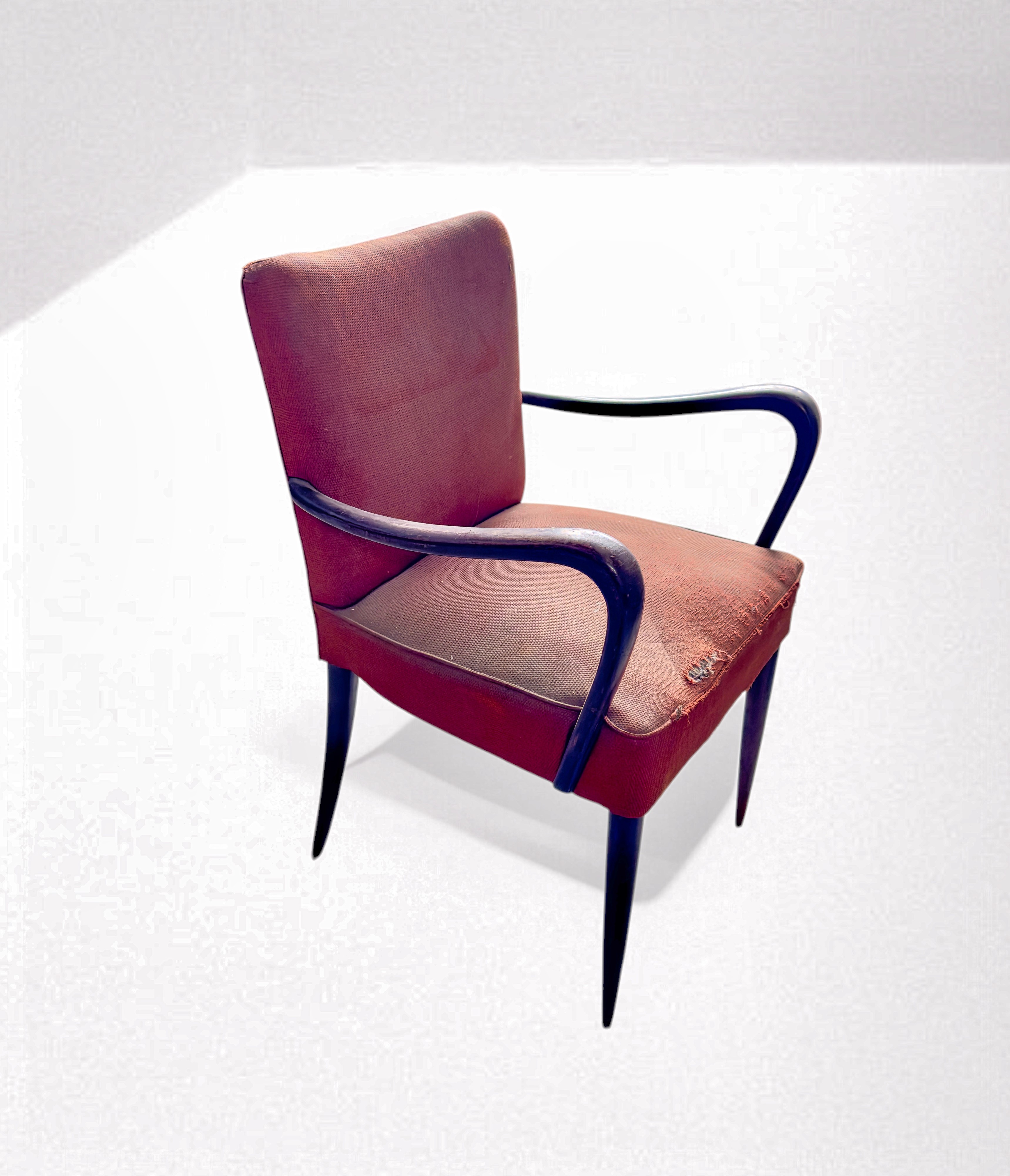 Paolo Buffa : Armchair (attr.)  - Auction La Décoration - LTWID Auction House