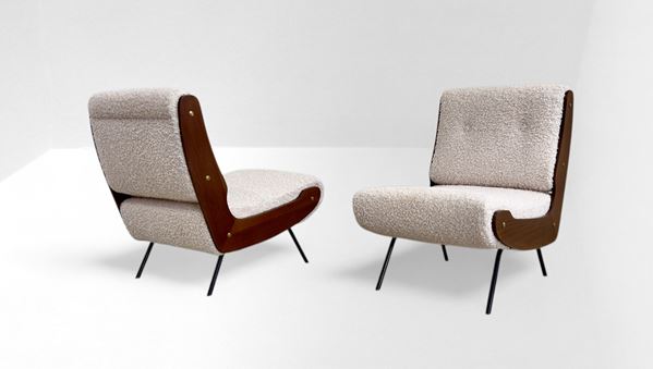 Gianfranco Frattini - Pair of armchairs