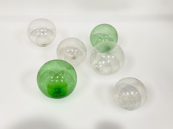 Barovier &amp; Toso - Six Murano glass spheres