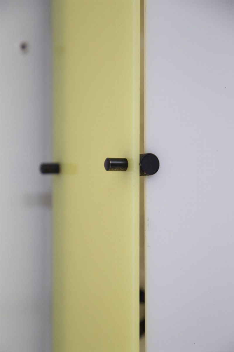 Angelo Lelli Wall Lights in Plexi And Brass, Original Label