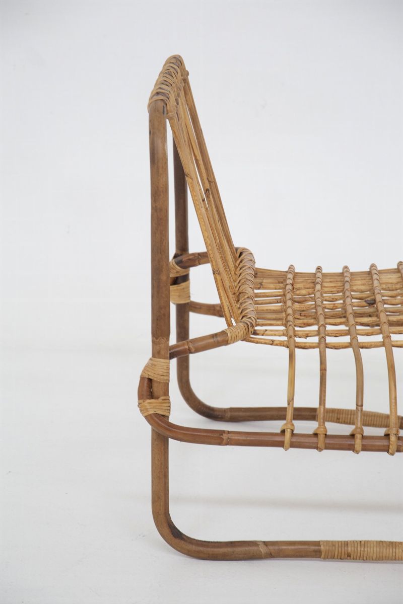Vintage Armchairs in Bamboo By Raffaella Crespi