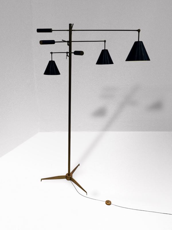 Angelo Lelii - Lampada da terra Triennale