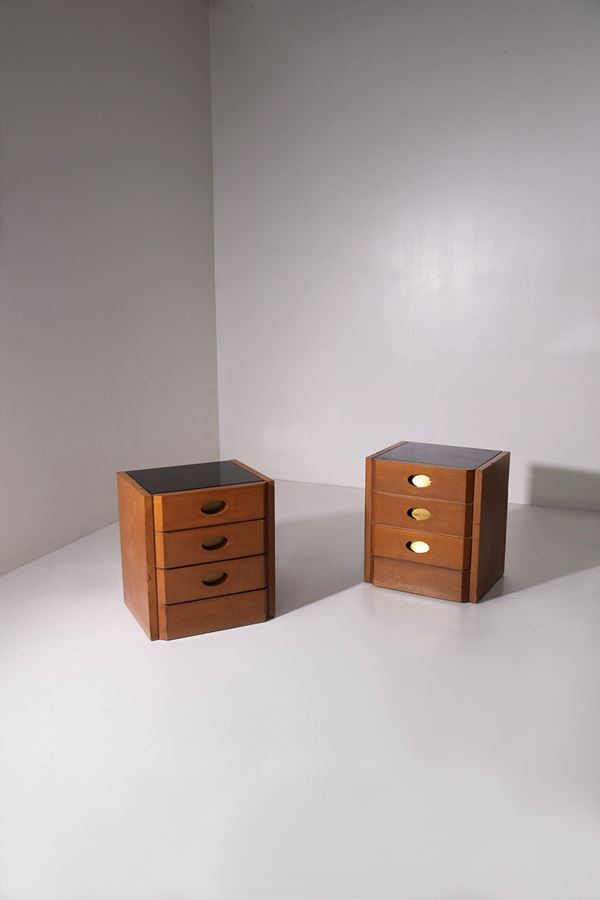 Luigi Caccia Dominioni - Pair of nightstands