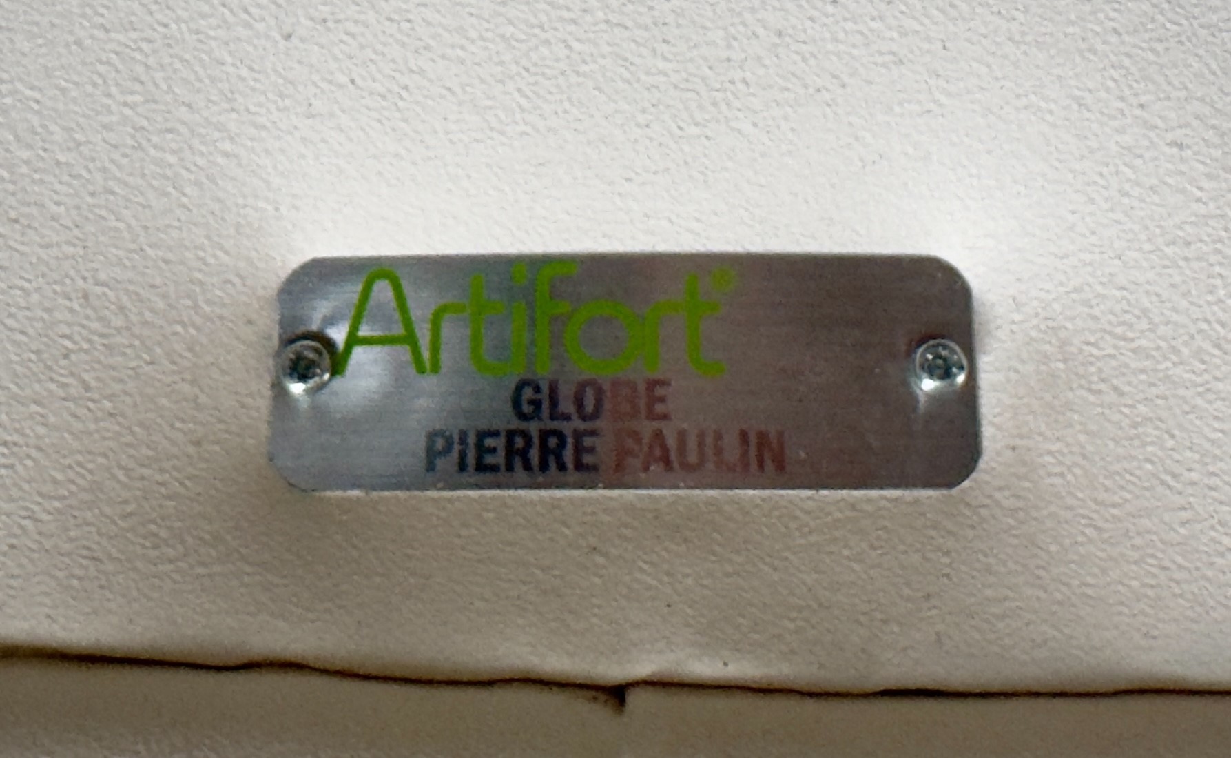 Pierre Paulin - Poltrona Big Globe con Poggiapiedi