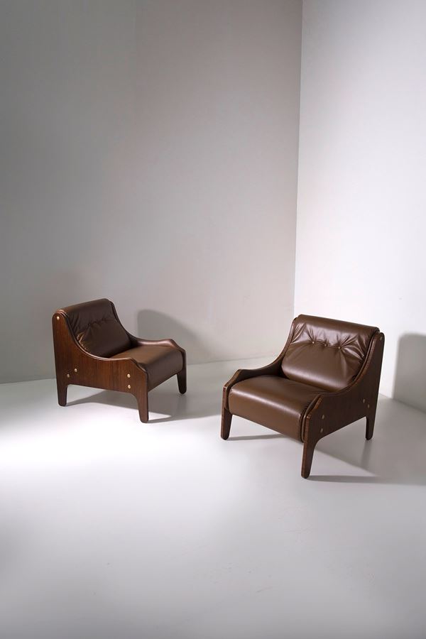 Marco Zanuso - Pair of armchairs Milord for Arflex