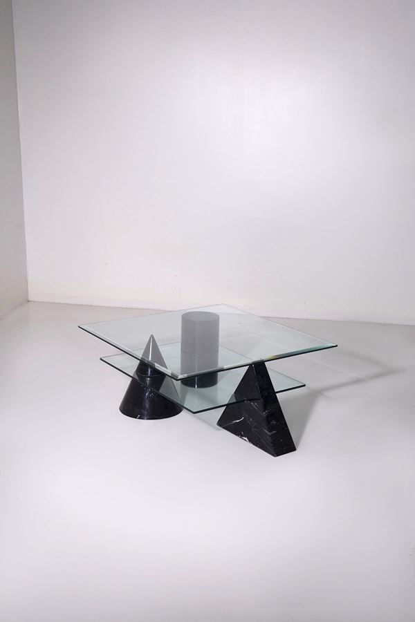 Manifattura Italiana - Postmodern marble coffee table