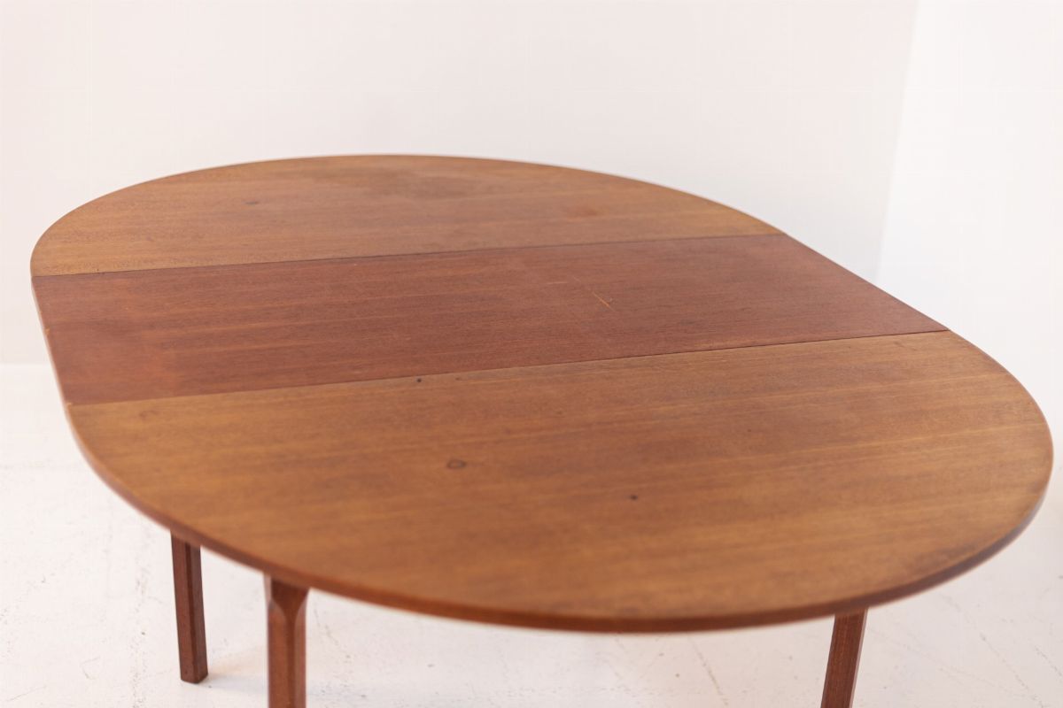 Tavolo Rotondo Allungabile Danese con Etichetta Originale