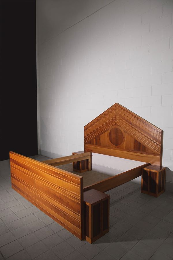 Societ&#224; GRAU - Bed and bedside tables