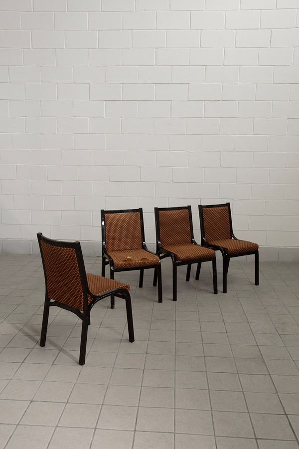Vittorio Gregotti - Set of four SIM chairs