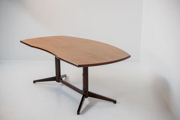 Franco Albini - Tavolo da pranzo in legno di manifattura Poggi 